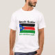 Bandera del sur de Sudán + Mapa + Camiseta del (Anverso)