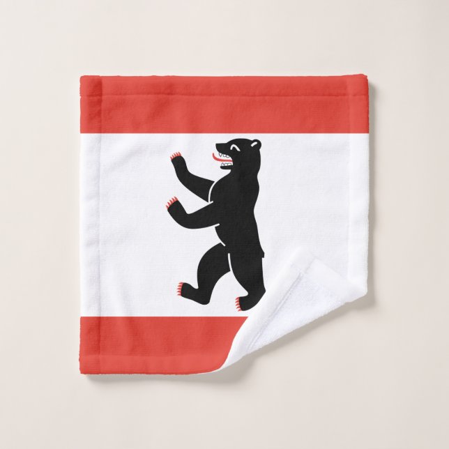 Bandera del traje de lavado de Berlín (Toallita)