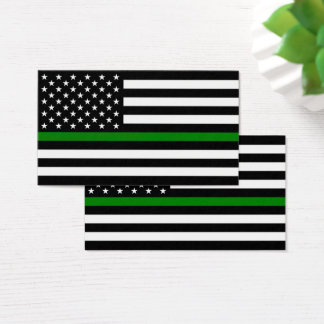 Bandera delgada de la Línea Verde: Veteranos milit