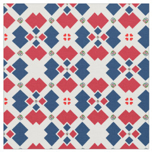 Bandera dominicana y moda de tela dominicana
