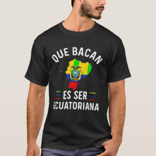 Bandera ecuatoriana Camiseta De Ecuatoriana Mu