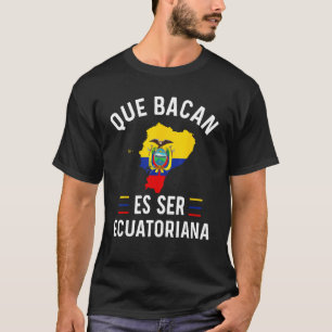 Bandera ecuatoriana Camiseta De Ecuatoriana Mu