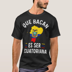 Bandera ecuatoriana Camiseta De Ecuatoriana Mu