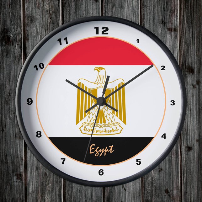Bandera egipcia, reloj egipcio de moda/diseño de m (Subido por el creador)