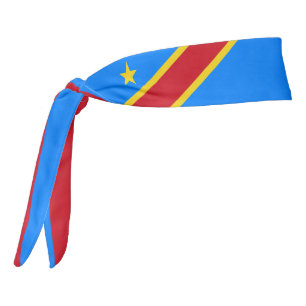 Bandera elegante de la República Democrática del C