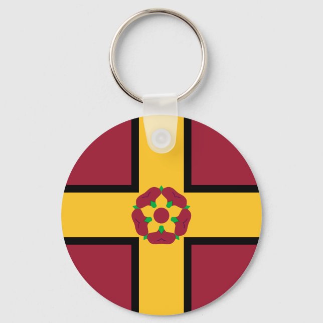 Bandera en llavero de Northamptonshire (Anverso)