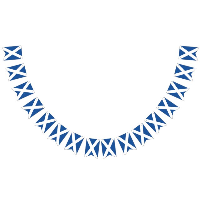 Bandera escocesa de banderas de racimo (Todo)