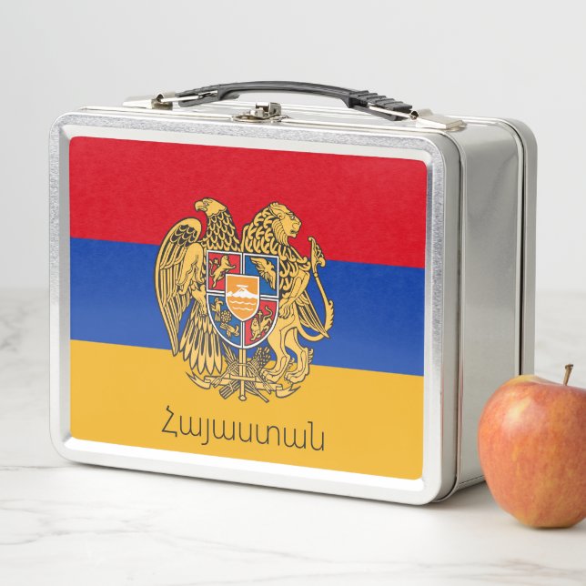Bandera / Escudo de armas de Armenia (In situ)
