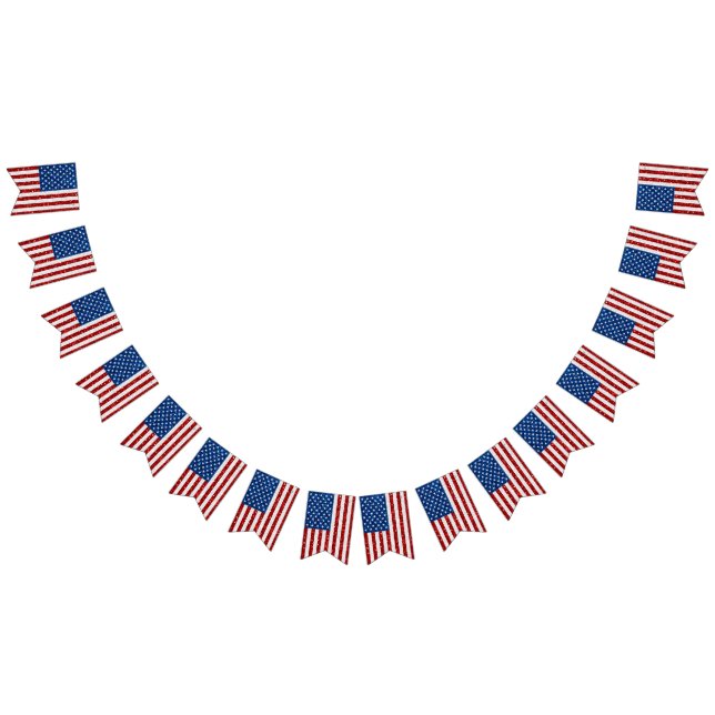 Bandera estadounidense 4 de julio, Purpurina (Todo)