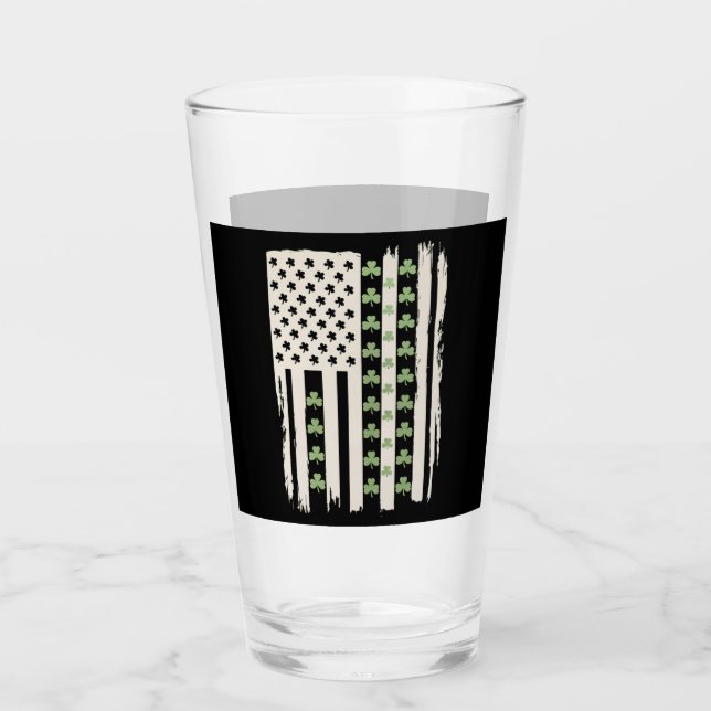 Bandera estadounidense con piedras para los St Pat (Anverso)