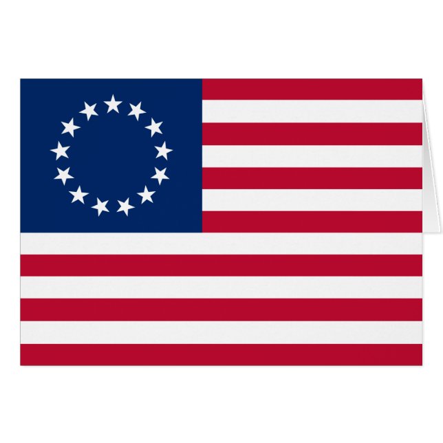 Bandera estadounidense de Betsy Ross (Anverso (Horizontal))