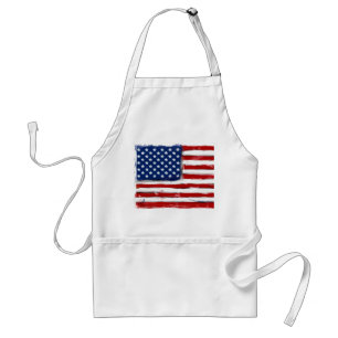 bandera estadounidense delantal Memorial Day bbq
