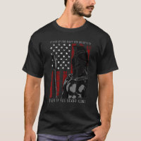 Bandera Estadounidense Espartana Camiseta