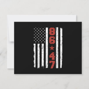 Bandera estadounidense retro vintage 86 47 anti Tr