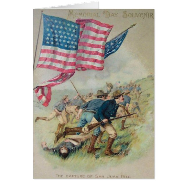 Bandera estadounidense San Juan Hill Roosevelt (Frente)