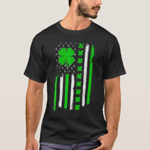 Bandera Estadounidense St Patricks Day Camisetas I