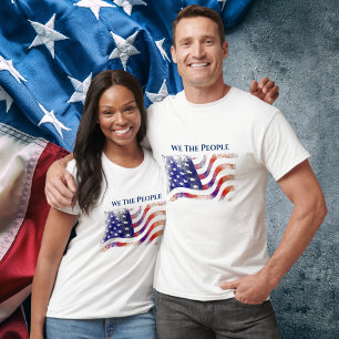 Bandera estadounidense - We The People - Camiseta 