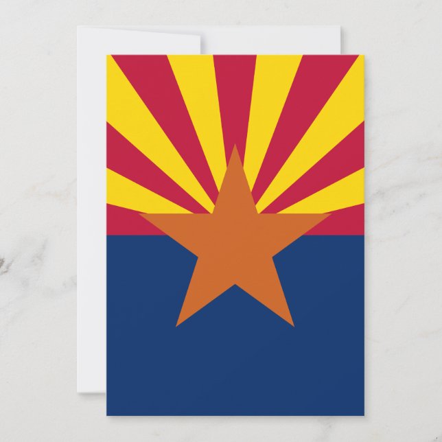 Bandera Estatal de Arizona (Anverso)