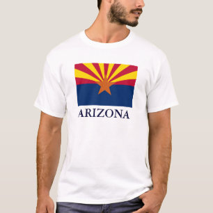 Bandera estatal de Arizona pone camiseta