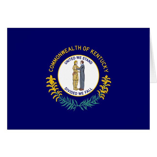 Bandera estatal de Kentucky (Anverso (Horizontal))