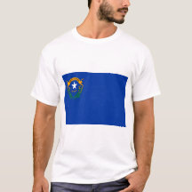 Bandera estatal de la camiseta de Nevada