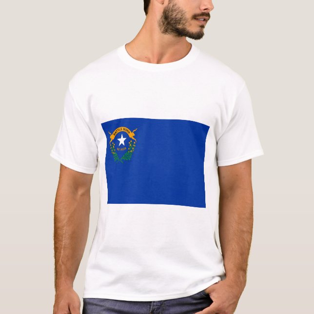 Bandera estatal de la camiseta de Nevada (Anverso)