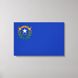 Bandera estatal de la impresión de lienzo de Nevad