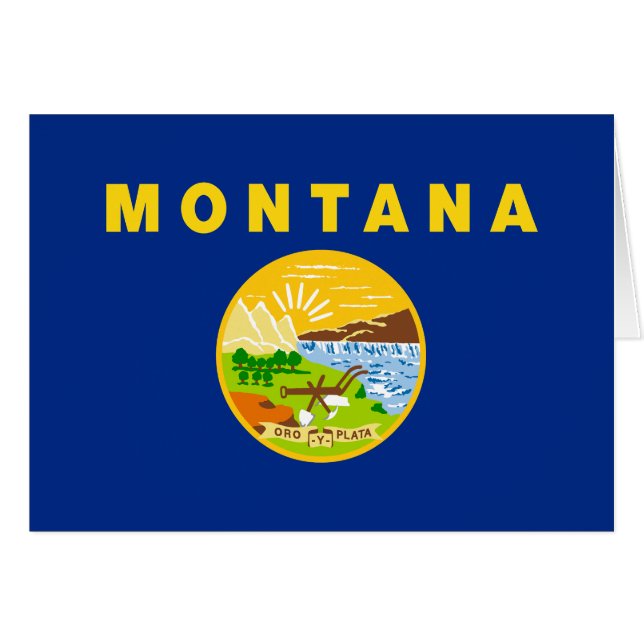 Bandera Estatal de Montana (Anverso (Horizontal))