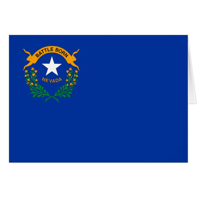 Bandera Estatal de Nevada (Anverso (Horizontal))