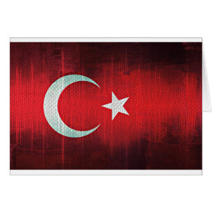 Bandera estilizada de Turquía