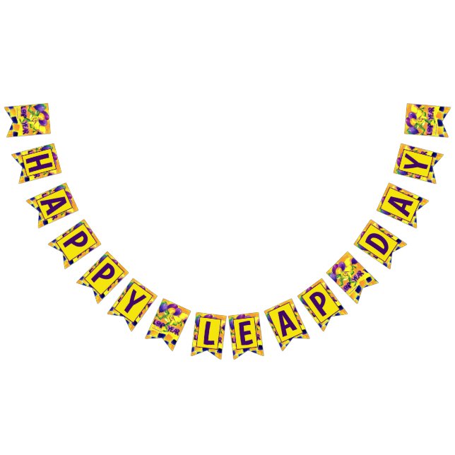 Bandera FELIZ del DÍA de SALTO (Todo)