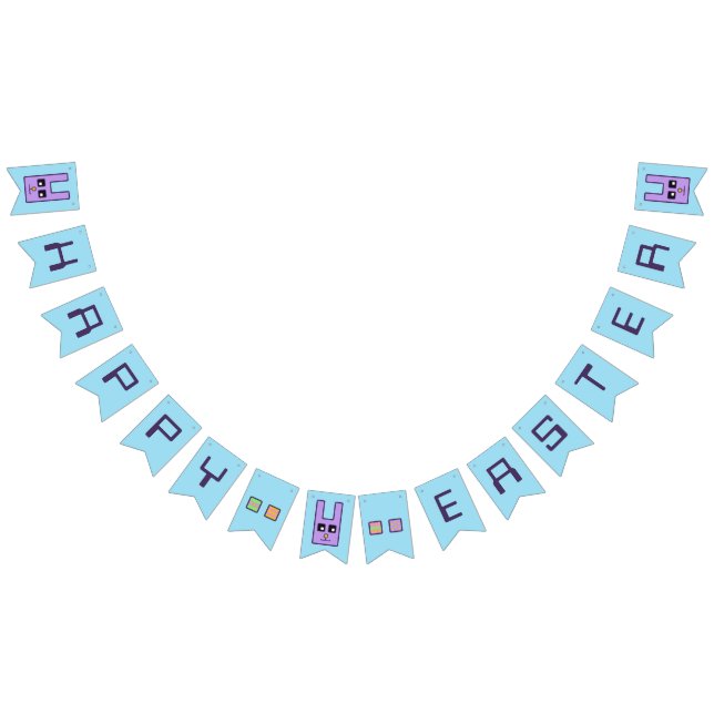 Bandera feliz del empavesado de Pascua del (Todo)