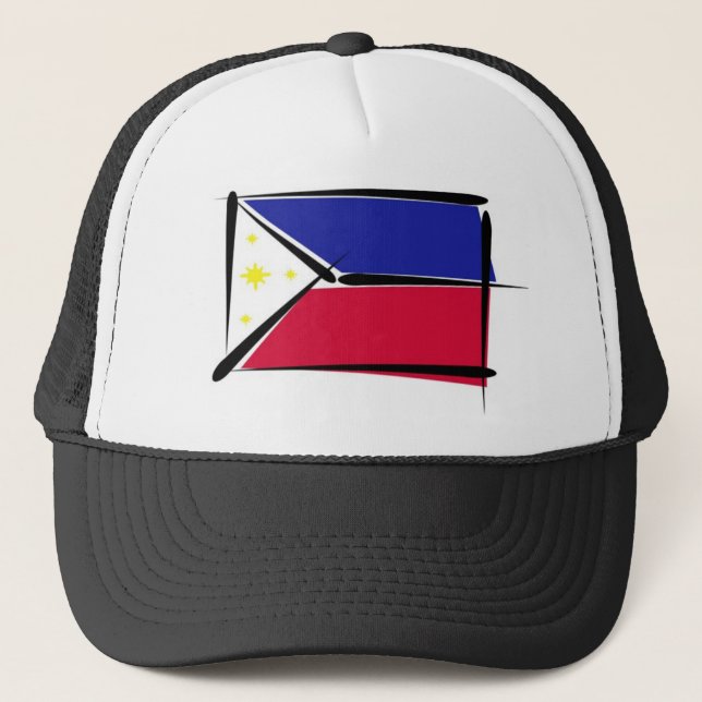 Bandera filipina - gorra (Anverso)