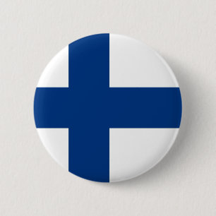 Bandera finlandesa en botón