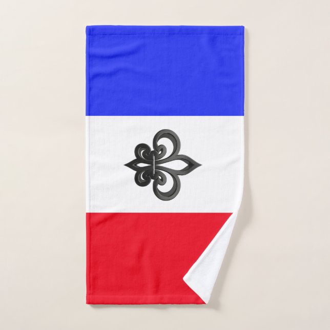 Bandera francesa (Toalla de mano)