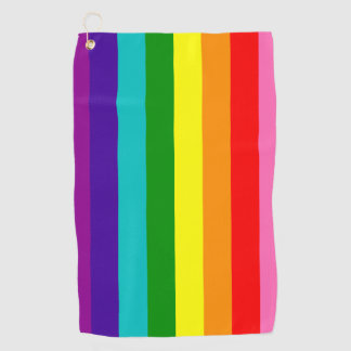 Bandera gay arcoiris LGBT, toalla de golf