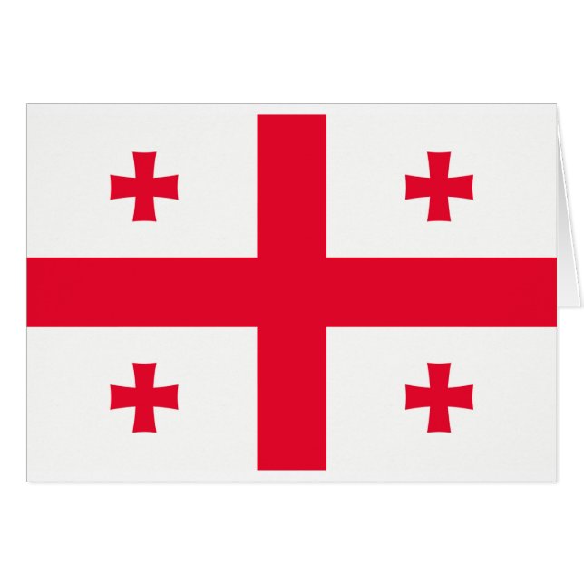 Bandera georgiana (Anverso (Horizontal))