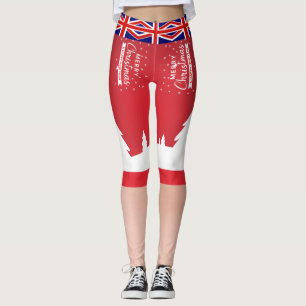 Bandera graciosa de Leggins Reino Unido  Navidades