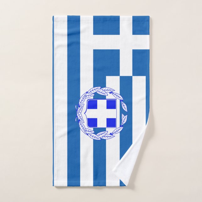 Bandera griega (Toalla de mano)