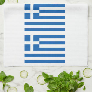 Bandera griega Grecia Azul blanco 4Eleni Toallas d