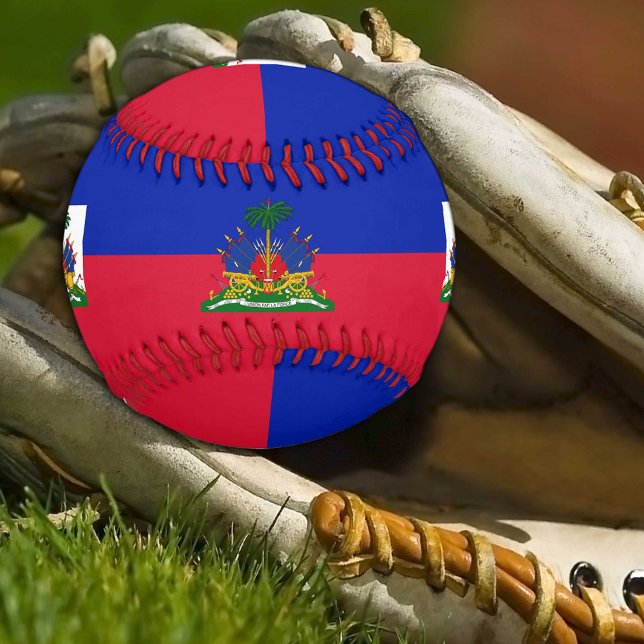 Bandera haitiana y bolas de béisbol / deportes en  (Subido por el creador)