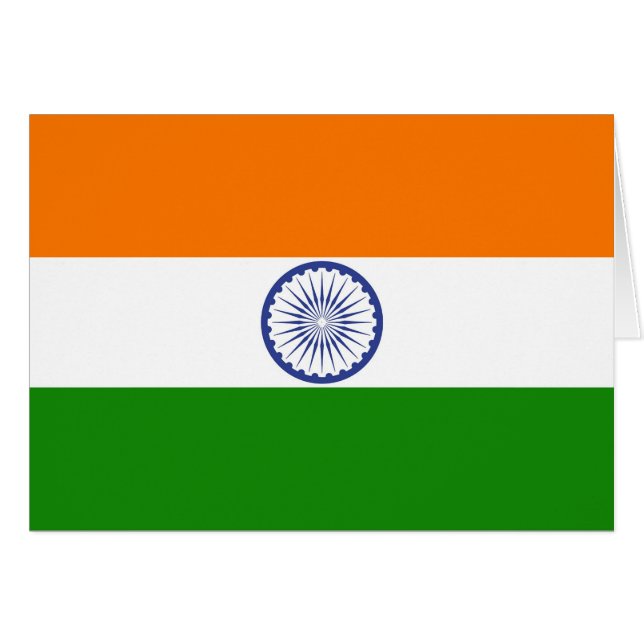 Bandera india (Anverso (Horizontal))