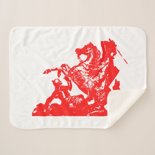 Bandera infantil de Gaspard - Pequeña manta Sherpa (Anverso (horizontal))