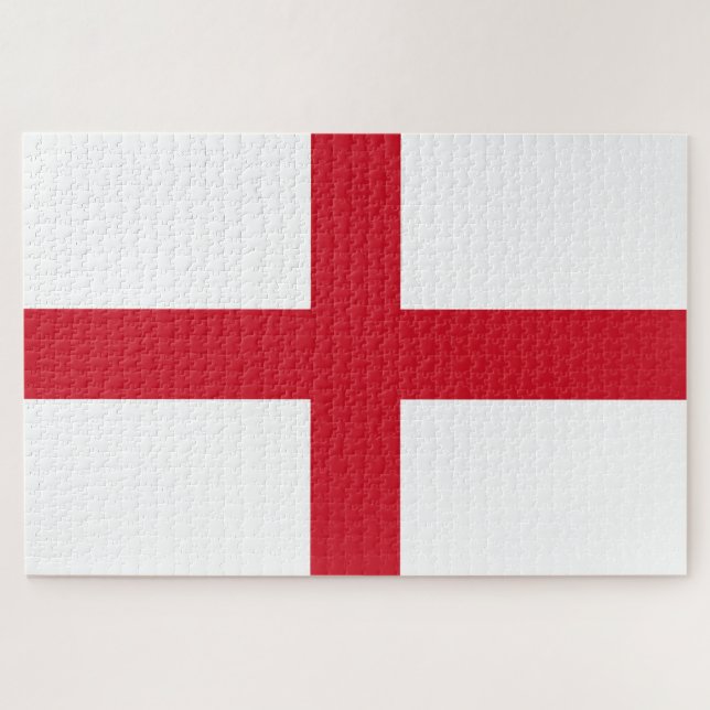 Bandera inglesa (Inglaterra) rompecabezas (Horizontal)