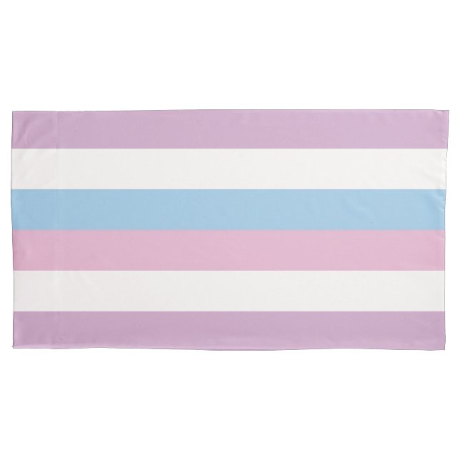 Bandera Intersexual Rey Pillow Funda (Anverso)