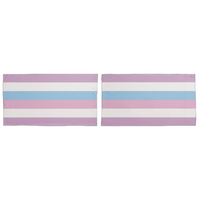 Bandera Intersexual Rey Pillow Funda (Anverso - Set)