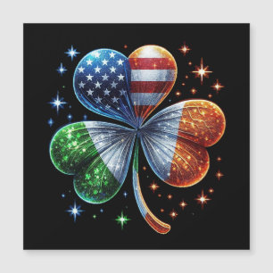 Bandera irlandesa americana DÍA DE SAN PATRICIO