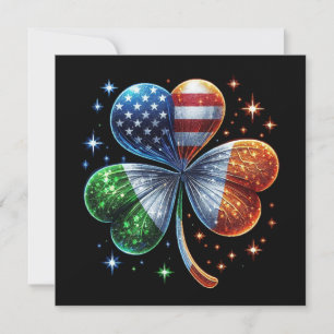 Bandera irlandesa americana DÍA DE SAN PATRICIO
