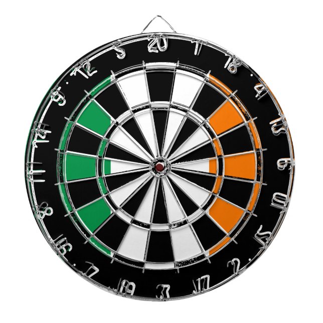 Bandera irlandesa de diseño de tablero vintage (Frente)