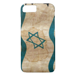 Bandera israelí en Funda de iPhone 7 de época